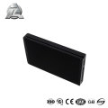 190x71 gran chasis de aluminio anodizado disipador de calor gabinete negro fabricación profesional